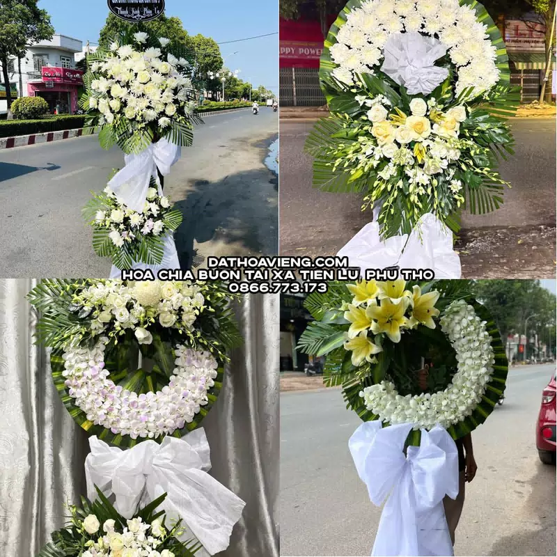 Hoa Viếng Tang Lễ tại Xã Tiên Lữ, Phú Thọ