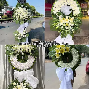 Hoa Viếng Tang Lễ tại Xã Tiên Lữ, Phú Thọ