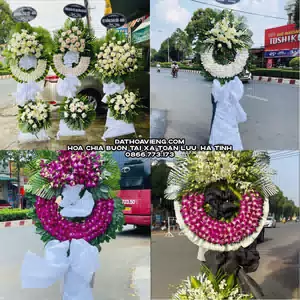 Hoa Viếng Tang Lễ tại Xã Toàn Lưu, Hà Tĩnh