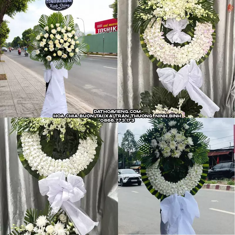 Hoa Viếng Tang Lễ tại Xã Trần Thương, Ninh Bình