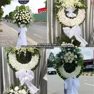 Hoa Viếng Tang Lễ tại Xã Trần Thương, Ninh Bình