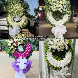 Hoa Viếng Tang Lễ tại Xã Tuyên Thạnh, Tây Ninh