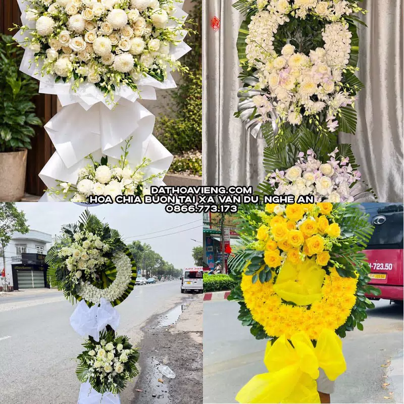 Hoa Viếng Tang Lễ tại Xã Vân Du, Nghệ An