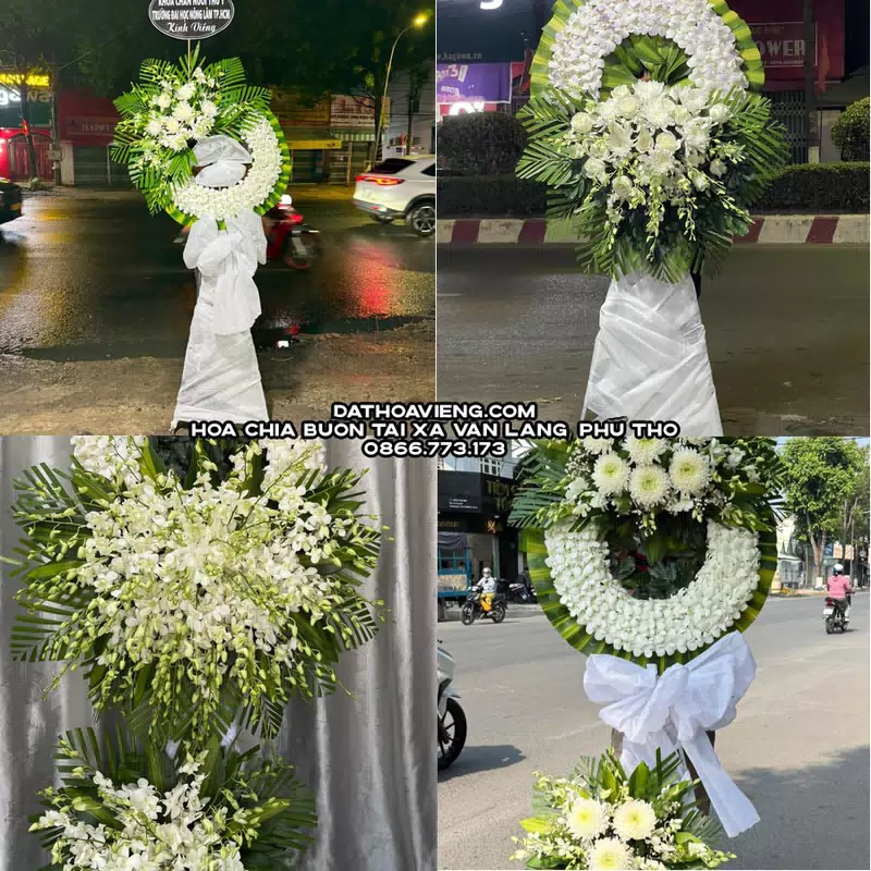 Hoa Viếng Tang Lễ tại Xã Văn Lang, Phú Thọ