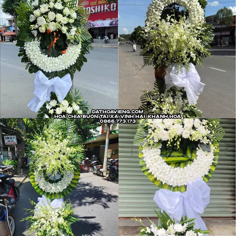 Hoa Viếng Tang Lễ tại Xã Vĩnh Hải, Khánh Hoà
