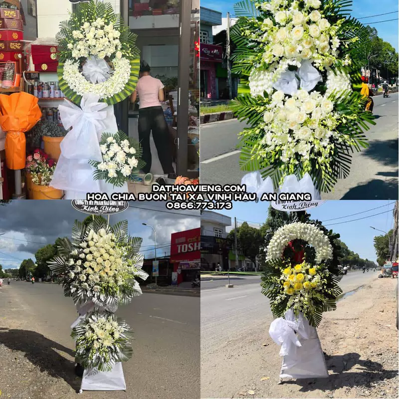 Hoa Viếng Tang Lễ tại Xã Vĩnh Hậu, An Giang