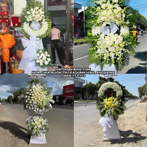 Hoa Viếng Tang Lễ tại Xã Vĩnh Hậu, An Giang