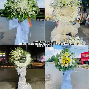 Hoa Viếng Tang Lễ tại Xã Vĩnh Hậu, Cà Mau
