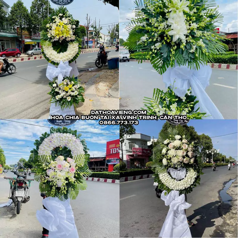 Hoa Viếng Tang Lễ tại Xã Vĩnh Trinh, Cần Thơ