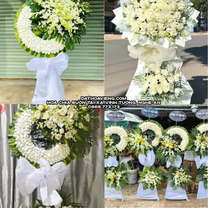 Hoa Viếng Tang Lễ tại Xã Vĩnh Tường, Nghệ An