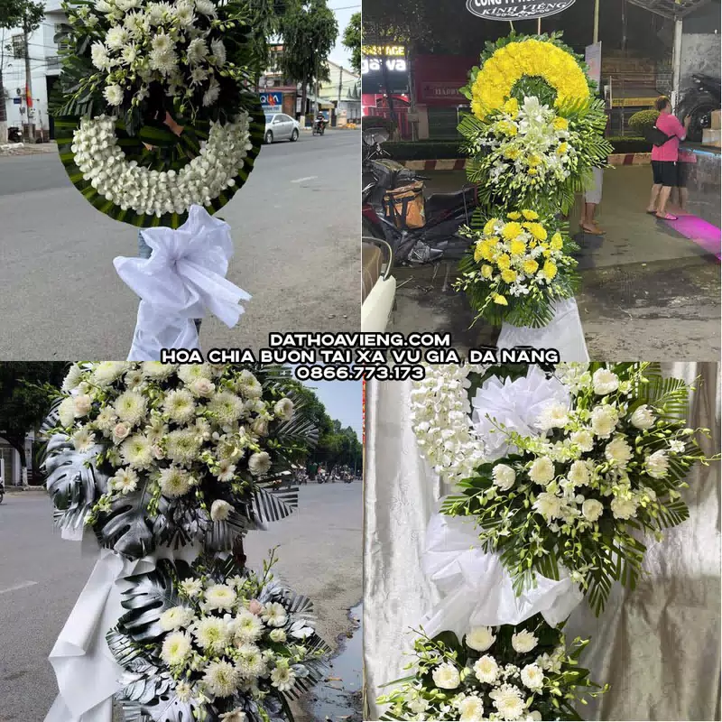 Hoa Viếng Tang Lễ tại Xã Vu Gia, Đà Nẵng
