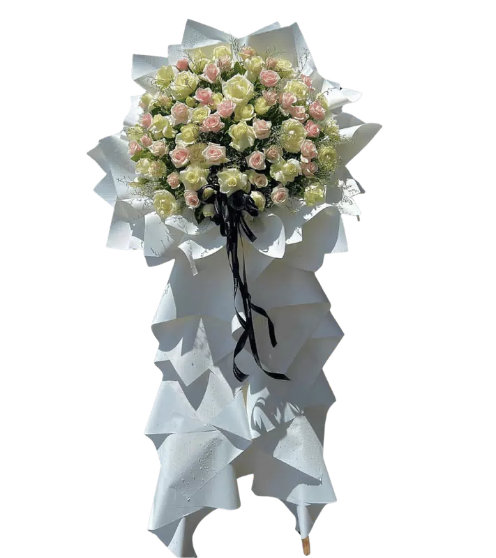 Kệ Hoa Kính Viếng Hồng 1 Tầng