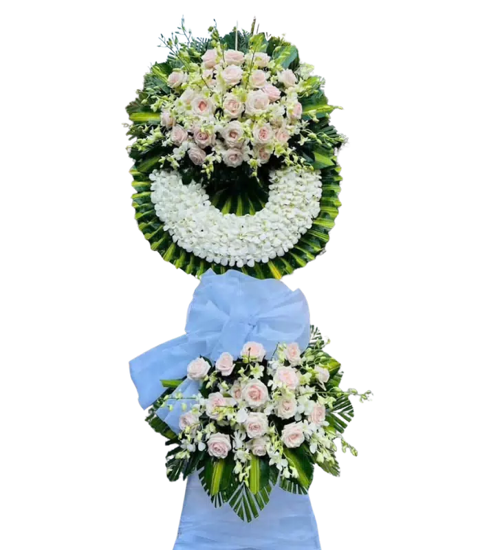 Kệ Hoa Kính Viếng Hồng 2 Tầng