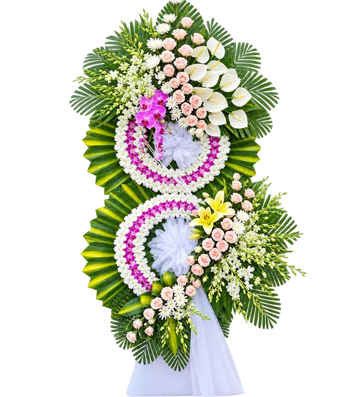Kệ Hoa Kính Viếng Tím Hồng Dáng Đứng Tinh Gọn