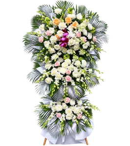 Kệ Hoa Kính Viếng Tím Hồng Dáng Hoa Tôn Nghiêm