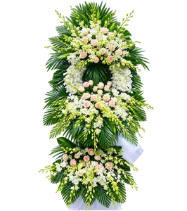 Kệ Hoa Kính Viếng Tím Hồng Thiết Kế Cân Xứng