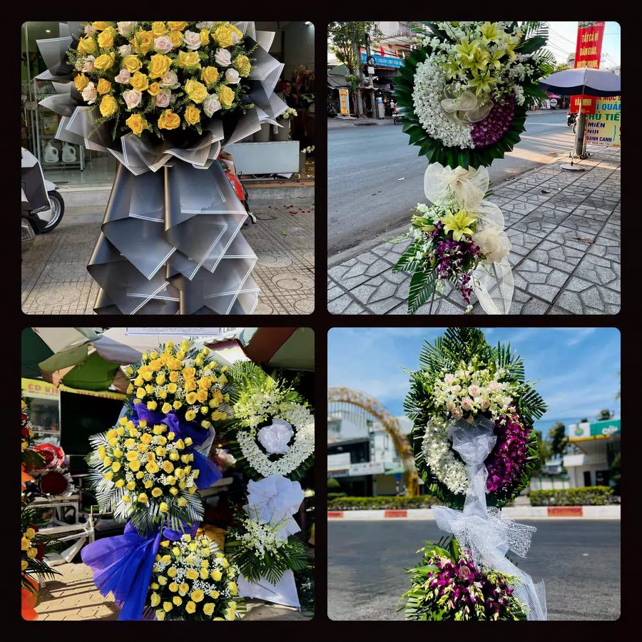 Kệ hoa tang lễ giao tại Ba Đồn, Quảng Bình - Đặt Hoa Viếng
