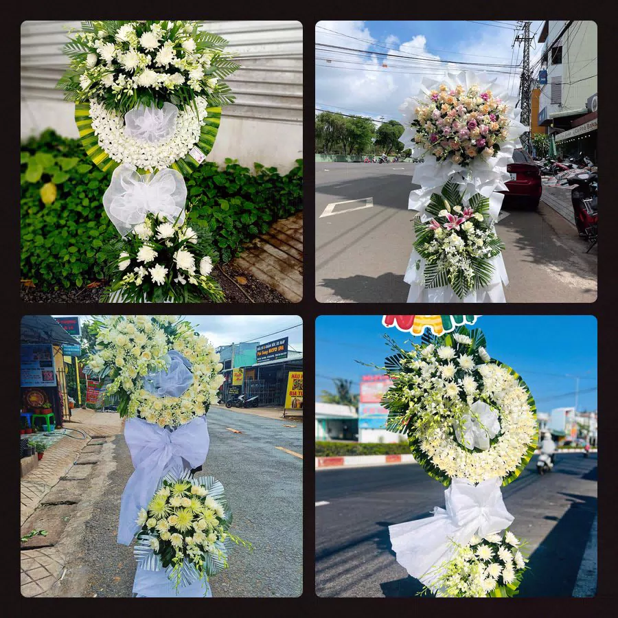 Kệ hoa tang lễ giao tại Chợ Lách, Huyện Chợ Lách - Đặt Hoa Viếng