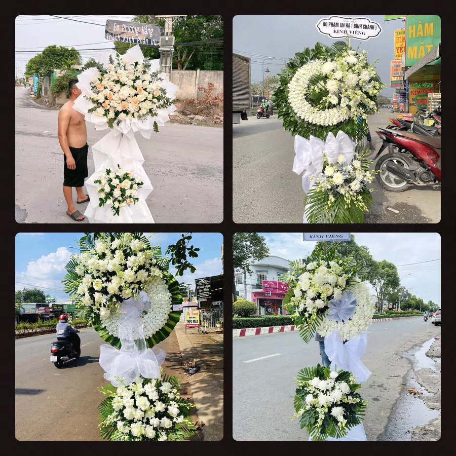 Kệ hoa tang lễ giao tại Phường Bồ Đề, Hà Nội - Đặt Hoa Viếng