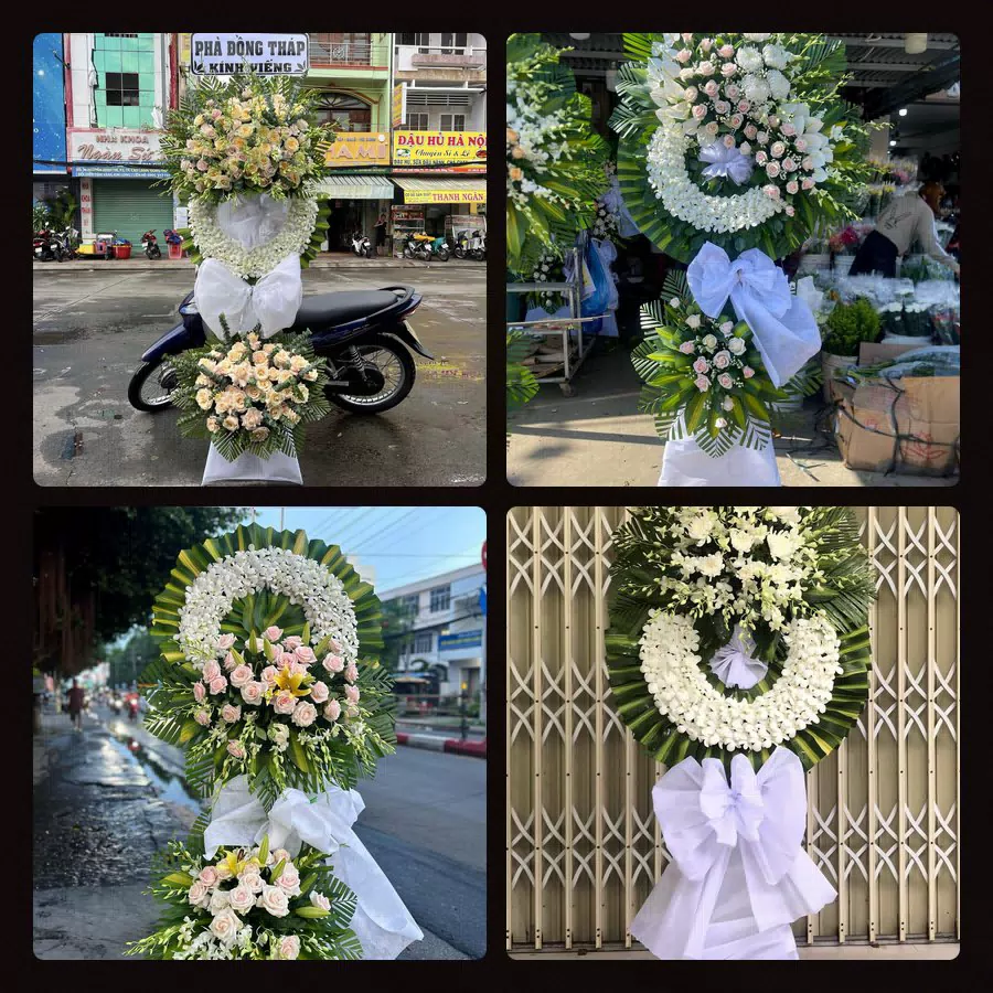 Kệ hoa tang lễ giao tại Phường Minh Phụng, TP.HCM - Đặt Hoa Viếng