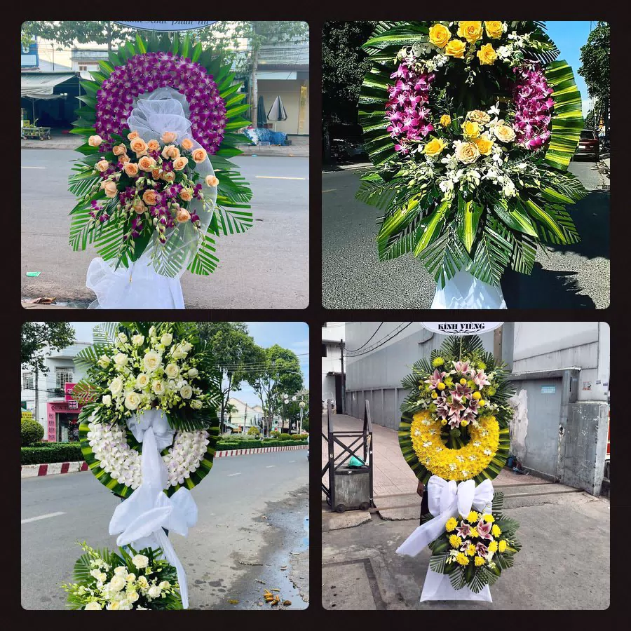 Vòng hoa tang lễ giao tại Phường Mỹ Xuyên, Cần Thơ - Đặt Hoa Viếng