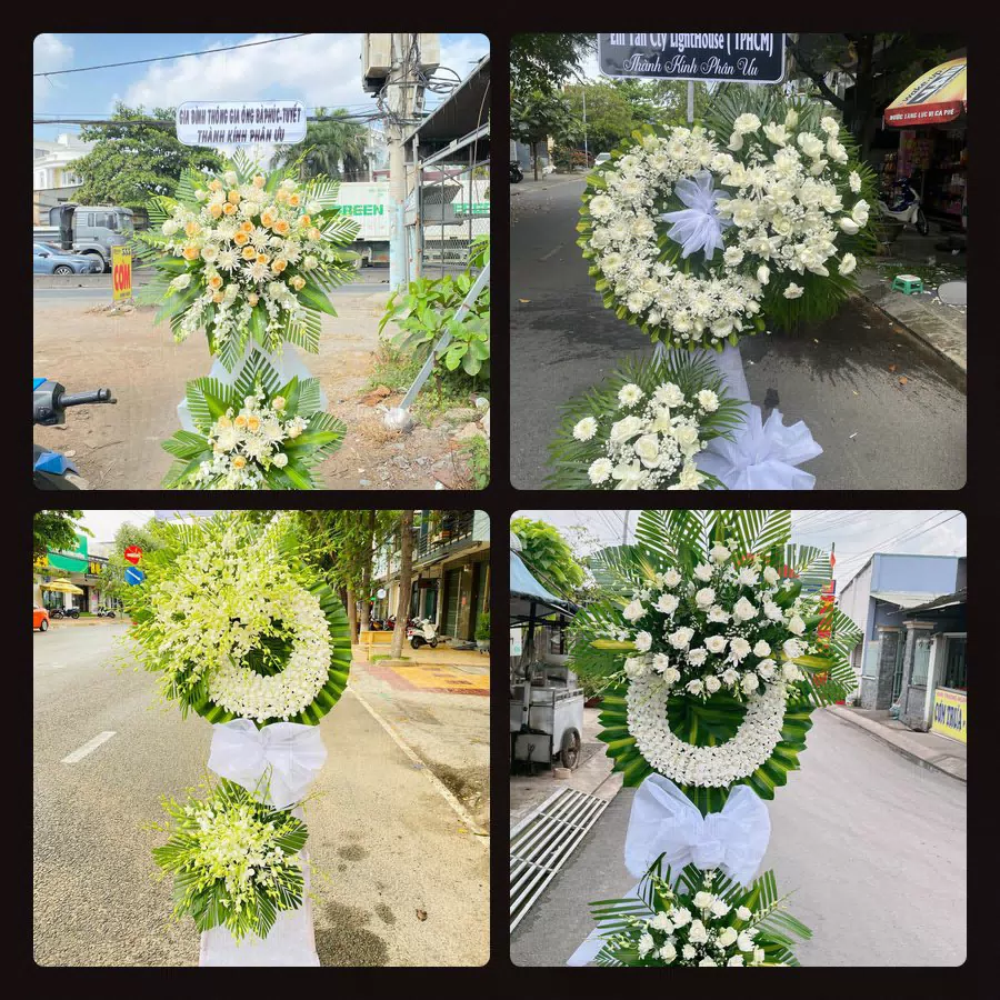 Kệ hoa tang lễ giao tại Xã Bà Điểm, TP.HCM - Đặt Hoa Viếng