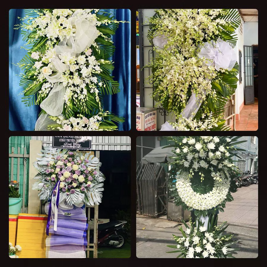 Kệ hoa tang lễ giao tại Xã Đông Phước, Cần Thơ - Đặt Hoa Viếng