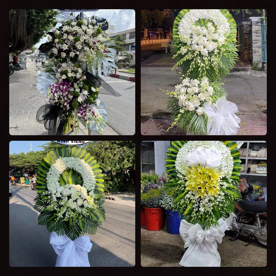 Kệ hoa tang lễ giao tại Xã Lạc Đạo, Hưng Yên - Đặt Hoa Viếng