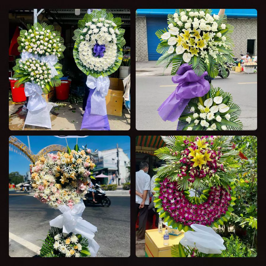 Kệ hoa tang lễ giao tại Xã Long Điền, TP.HCM - Đặt Hoa Viếng