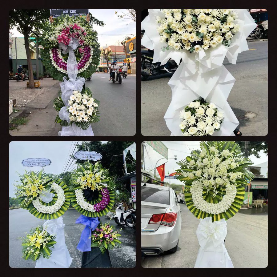 Vòng hoa tang lễ giao tại Xã Tân Đông, Đồng Tháp - Đặt Hoa Viếng