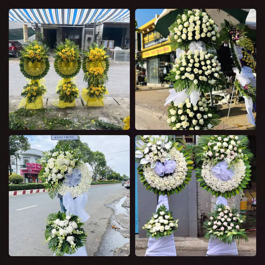 Kệ hoa tang lễ giao tại Xã Thủ Thừa, Tây Ninh - Đặt Hoa Viếng