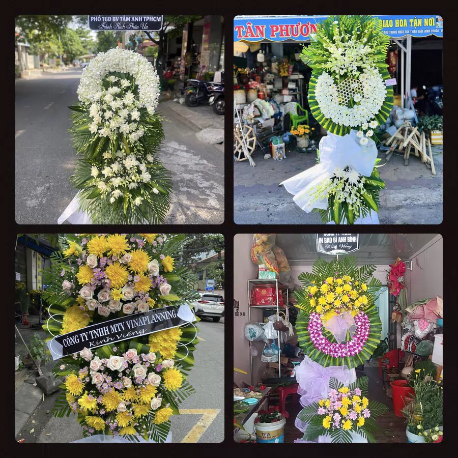 Kệ hoa tang lễ giao tại Xã Tuy Phước, Gia Lai - Đặt Hoa Viếng