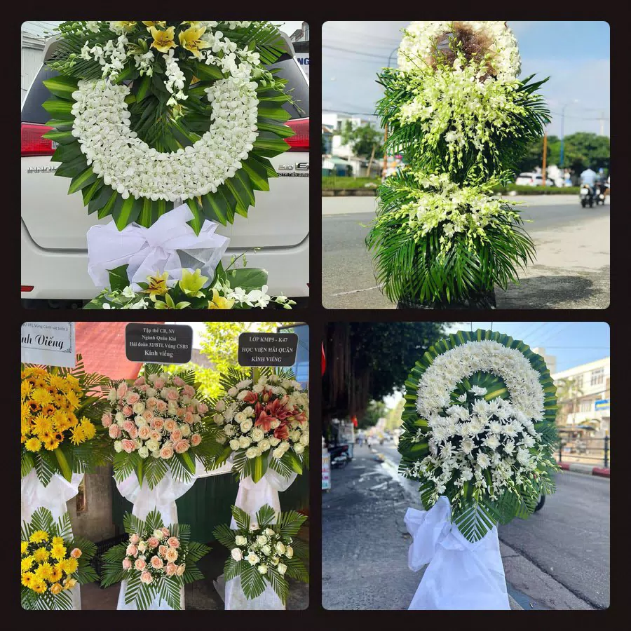 Kệ hoa tang lễ giao tại Lai Cách, Huyện Cẩm Giàng - Đặt Hoa Viếng