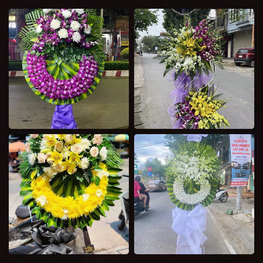 Kệ hoa tang lễ giao tại Liên Hương, Huyện Tuy Phong - Đặt Hoa Viếng