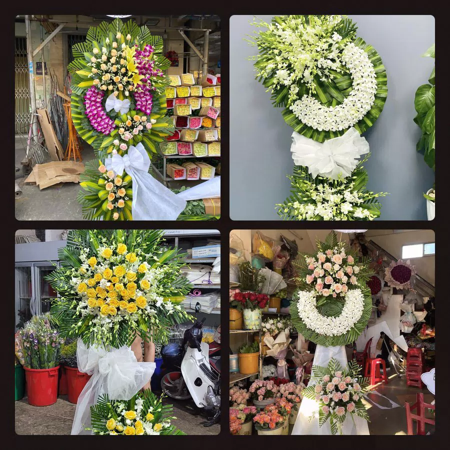 Kệ hoa tang lễ giao tại Long Giao, Huyện Cẩm Mỹ - Đặt Hoa Viếng