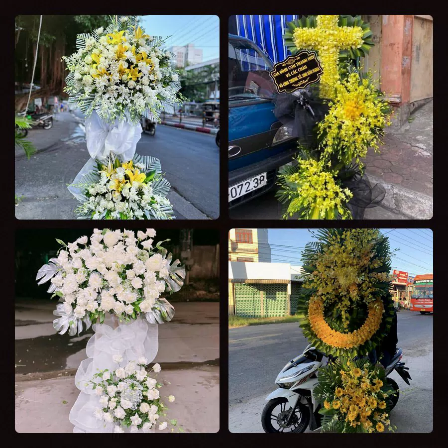 Kệ hoa tang lễ giao tại Phường Mạo Khê, Quảng Ninh - Đặt Hoa Viếng