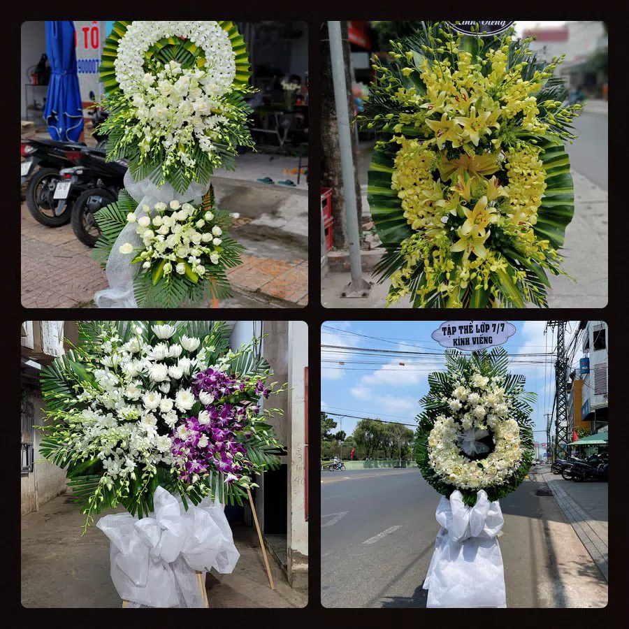 Kệ hoa tang lễ giao tại Phường Trà Vinh, Vĩnh Long - Đặt Hoa Viếng