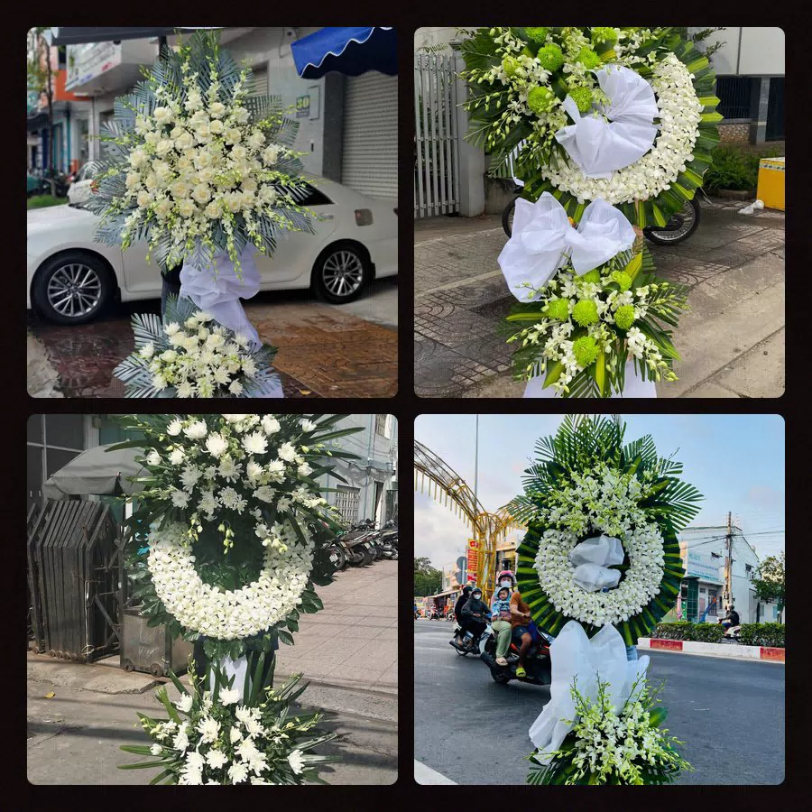 Kệ hoa tang lễ giao tại Thành phố Đồng Xoài, Bình Phước - Đặt Hoa Viếng
