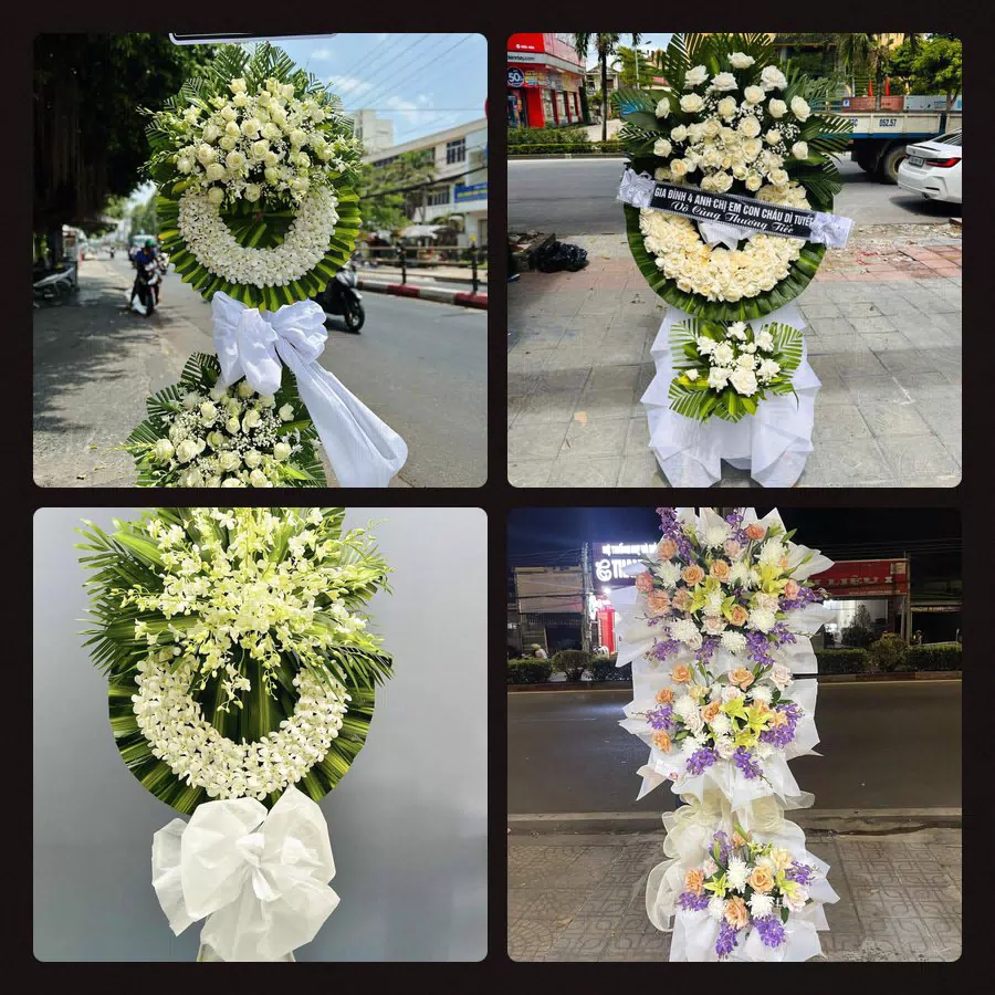 Kệ hoa tang lễ giao tại Xã Tuy Phước Bắc, Gia Lai - Đặt Hoa Viếng
