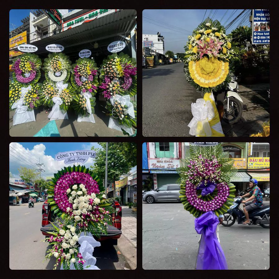 Vòng hoa tang lễ giao tại Phường Tân Sơn, TP.HCM - Đặt Hoa Viếng