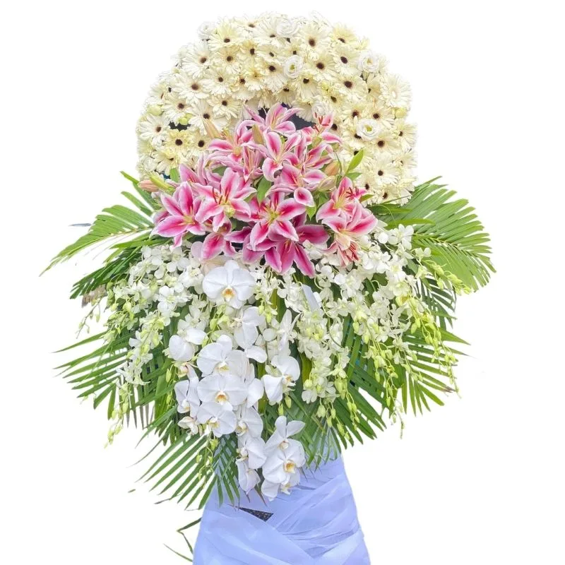 Đặt Hoa Tang Lễ - Hoa tang lễ hiện đại kính viếng (013) Hoa tang lễ hiện đại kính viếng (013)