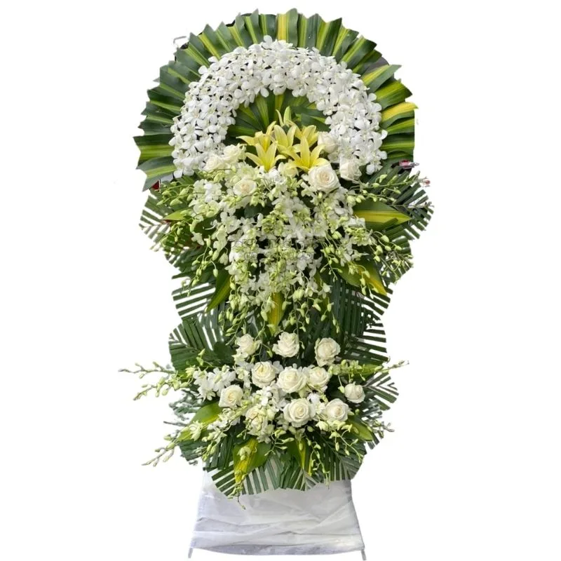 Vòng Hoa Tang Lễ 085