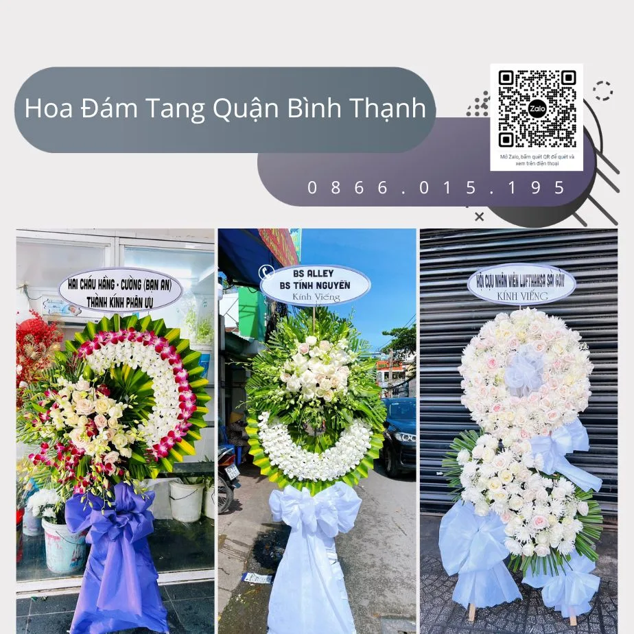 Đặt Hoa Tang Lễ - Vòng Hoa Đám Tang Hoa Tang Lễ Quận Bình Thạnh TP.HCM Hoa Đám Tang Quận Bình Thạnh TP.HCM Hình Ảnh Giới Thiệu