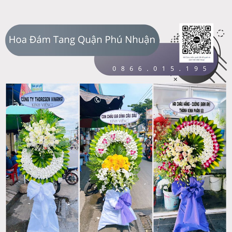 Hoa Đám Tang Quận Phú Nhuận TP.HCM Hình Ảnh Giới Thiệu