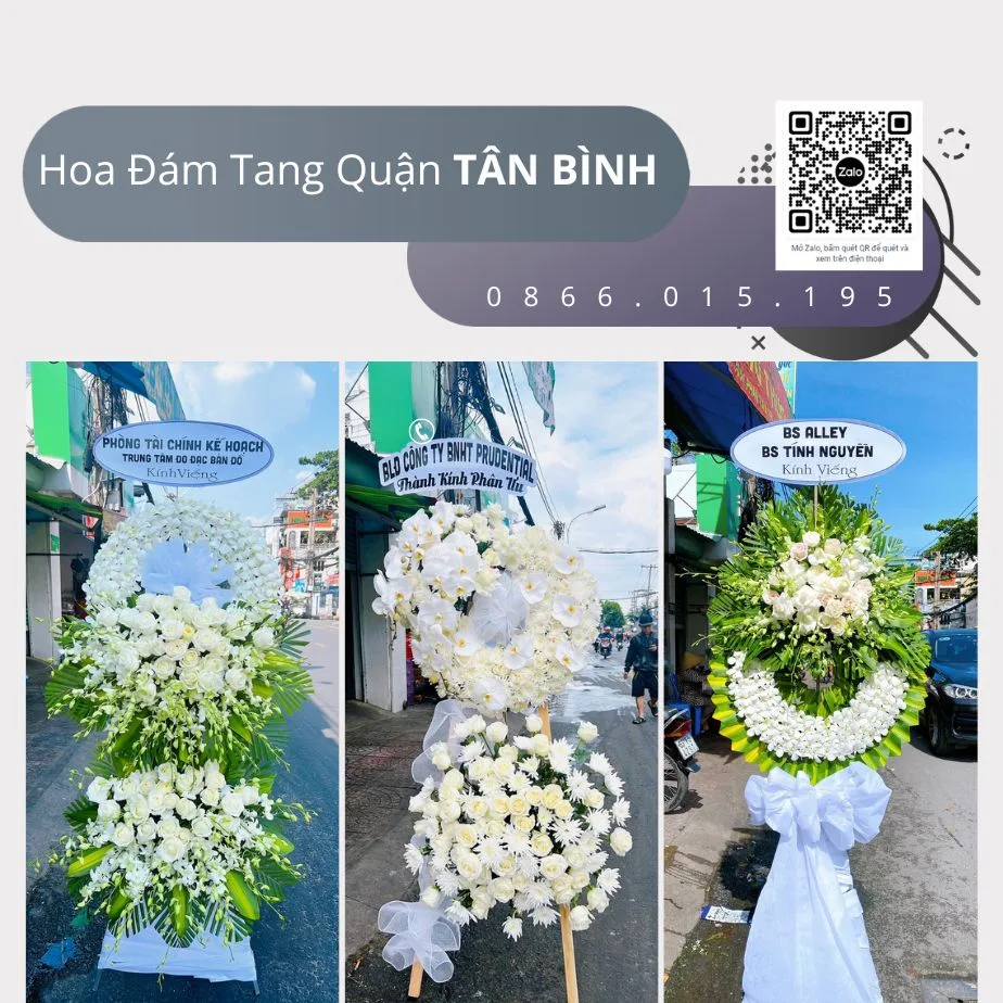 Đặt Hoa Tang Lễ - Đặt Vòng Hoa Đám Tang Quận Tân Bình TP.HCM Viếng Tang Lễ Chia Buồn Hoa Đám Tang Quận Tân Bình TP.HCM Hình Ảnh Giới Thiệu