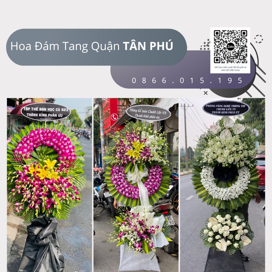Hoa Đám Tang Quận Tân Phú TP.HCM Hình Ảnh Giới Thiệu